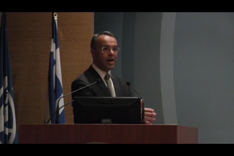 Ομιλία του υπουργού Οικονομικών κ. Χρήστου Σταϊκούρα στο Δ.Σ. του ΕΒΕΑ, 18.11.19