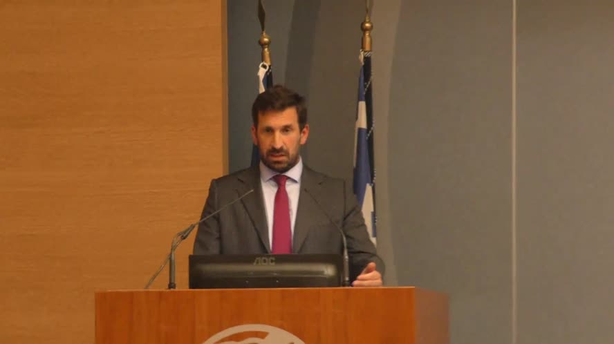Ομιλία του Υπεύθυνου Συμβουλευτικής Υποστήριξης Επιχειρήσεων του ΕΒΕΑ κ. Φάνη Ματσόπουλου στο Δ.Σ. του ΕΒΕΑ, 14.4.25