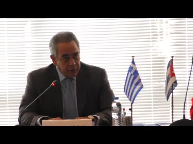 Ομιλία προέδρου ΚΕΕ & ΕΒΕΑ Κωνσταντίνου Μίχαλου σε εκδήλωση στο ΕΒΕΑ με θέμα «Η οικονομία της Κούβας», 26.9.18