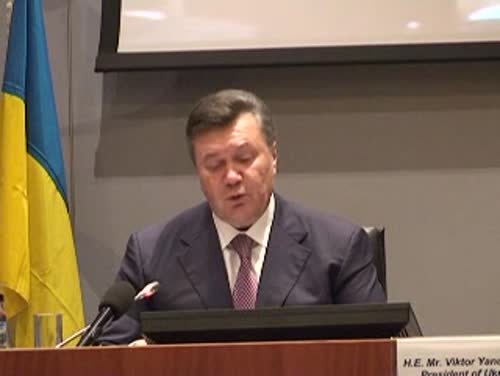 Ομιλία Προέδρου Ουκρανικής Δημοκρατίας κ. V. Yanukovych στο Ελληνο-Ουκρανικό επιχειρηματικό συνέδριο, 7/10/11