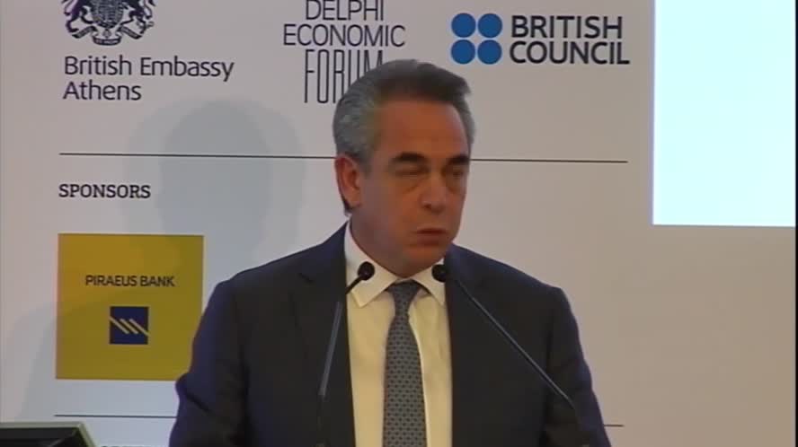 Ομιλία προέδρου ΚΕΕ & ΕΒΕΑ Κωνσταντίνου Μίχαλου στο 1ο Ελληνο-Βρετανικό Συμπόσιο, Ναύπλιο, 21.10.2017