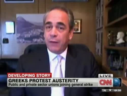 Συνέντευξη προέδρου ΕΒΕΑ κ. Κων. Μίχαλου στο CNN, 26/9/2012